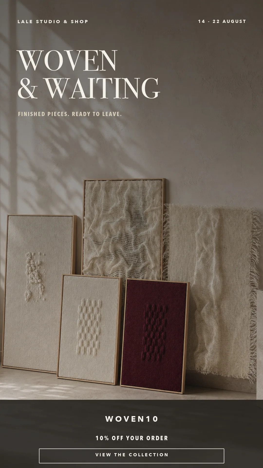 Pionowe Story kampanii Woven and Waiting